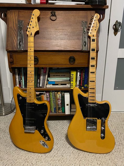 Vintage Modified Jazzmaster + Offset Telecaster w/ Thinline Tele Neck. Offset Telecaster, Telecaster Guitar, Fender Guitar, Electric Guitar, Guitar