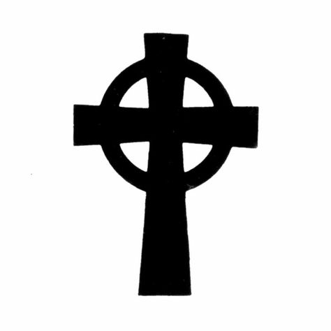 Celtic Cross #tattoo idea Medieval Cross, Cross Silhouette, Cross Clipart, Celtic Cross Tattoos, Tattoos Inspiration, Cross Tattoos, Cross Symbol, T Shirt Design Template, Symbols And Meanings