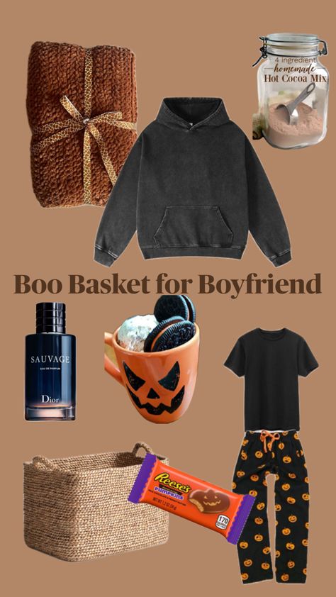 Boo Basket ideas for Boyfriend, Boy, Man Men’s Halloween Spooky Basket, Boy Boo Basket, Boo Basket For Boys, Brrr Basket For Boyfriend, Boyfriend Boo Basket, Fall Basket For Boyfriend, Mens Boo Basket, Gift Baskets For Boyfriend, Boo Basket Ideas For Boyfriend