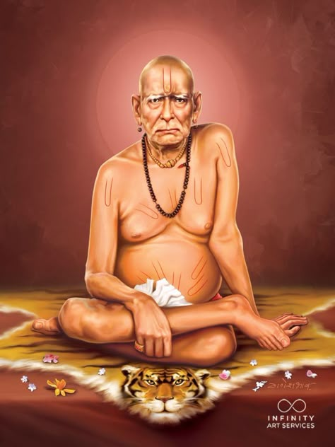 Shree Swami Samarth Maharaj's painting - available in acrylic canvas print 9833588555 Shree Swami Samarth, Mahakal Pic Ujjain, Happy Diwali Wallpapers, Gold And Black Background, Bride Groom Poses, Color Pencil Sketch, Pictures Of Shiva, Swami Samarth, Cute Mobile Wallpapers