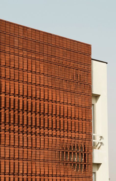 Cloaked in Bricks,© Parham Taghioff Architectural Pattern, Brick Detail, Facade Material, Brick In The Wall, Brick Masonry, Tehran Iran, Brick Texture, Brick Architecture, Religious Architecture