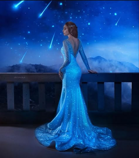 Acotar Aesthetic, Feyre Archeron, Roses Book, Feyre And Rhysand, Sarah J Maas Books, A Court Of Mist And Fury, Look At The Stars, Sarah J Maas, Mermaid Wedding Dress