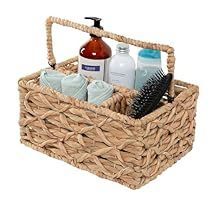 Laundry Essentials, Storage Caddy, Natural Branding, Basket Shelves, Water Hyacinth, Bathtub Accessories, Wicker Basket, Room Type, Storage Bins