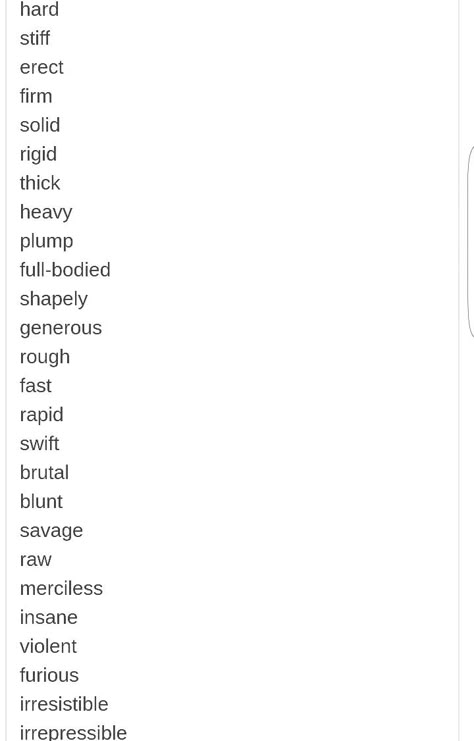 Adjectives Wattpad Words For Spicy, Spicy Writing Tips, Writing Smüt Tips, Like Synonyms, Rp Tips, Spicy Writing, Writing Improvement, Writing Descriptions, Character Sheet Writing