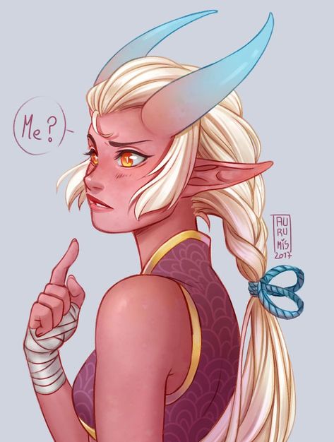 Blonde Characters, Tiefling Female, Dnd Tiefling, Npc Art, Can I Kiss You, Dragon Born, Fantasy Races, Dungeons And Dragons Characters, Dnd Art