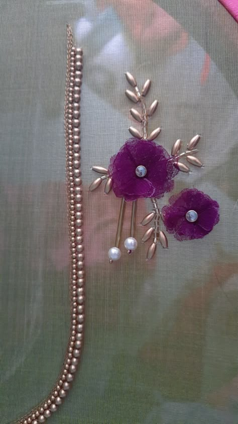 Broches Design For Blouse, Brooch Work Design For Blouse, Brooches For Blouse, Brooch Blouse Design, Broches For Blouse, Brooches Work For Blouse, Simple Brooches Blouse Design, Brooch Work Blouse Design, Brooches Blouse Design