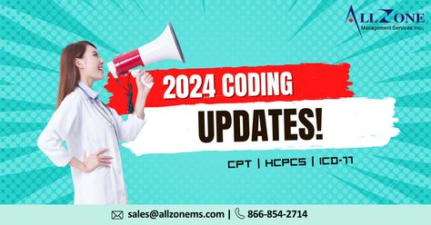 Get ready for the latest changes in Medical Coding guidelines that could impact your billing and reimbursement.

Stay ahead of the curve with key updates: https://www.allzonems.com/2024-medical-coding-updates-cpt-hcpcs-icd11/

#Allzonems #allzonemanagementservices #medicalcoding #cpt #HCPCS #ICD11 #ICD10 #medicalcoders #medicalbilling #physician #healthcare #patient Medical Coding Guidelines, Cpt Codes, Revenue Cycle Management, Medical Billing And Coding, Billing And Coding, Durable Medical Equipment, Billing Software, Healthcare Management, Gene Therapy