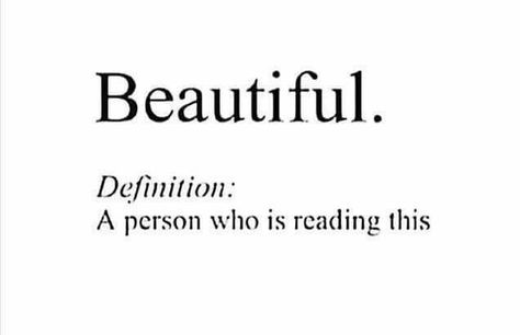 Beautiful.  Definition: A person who is reading this. Phobia Words, Sarcastic Words, 2024 Quotes, Definition Quotes, Unique Words Definitions, Words That Describe Feelings, One Word Quotes, Board Quotes, Weird Words