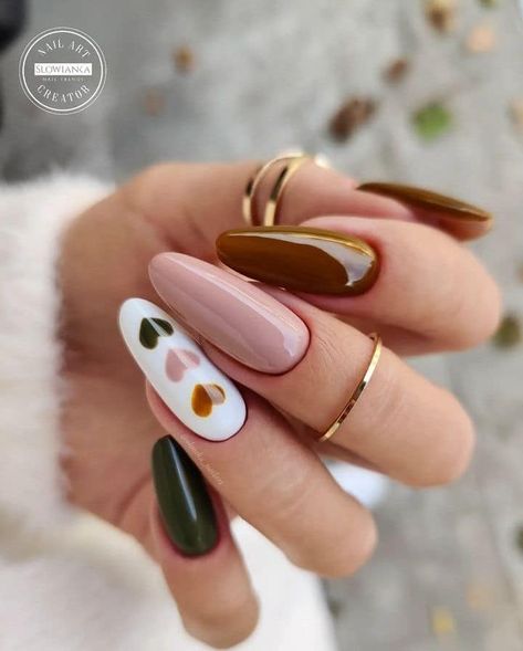 Trendy nail art designs � November Nails Colors, November Nail, November Nails, Fall Nail Art Designs, Fall Inspiration, Thanksgiving Nails, Nails Polish, Fall Nail Art, Autumn Nails