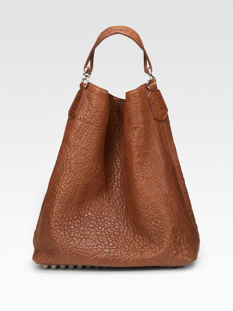 Alexander Wang Bag, Studded Backpack, Studded Handbag, Studded Bag, Hobo Purse, Brown Silver, Leather Shoes Woman, Leather Silver, Leather Hobo