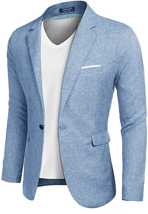 Casual Sport Coats, Terno Slim Fit, Blazers For Men Casual, Terno Slim, Mens Casual Suits, Business Jacket, Best Blazer, Blazer Casual, Mens Blazer Jacket