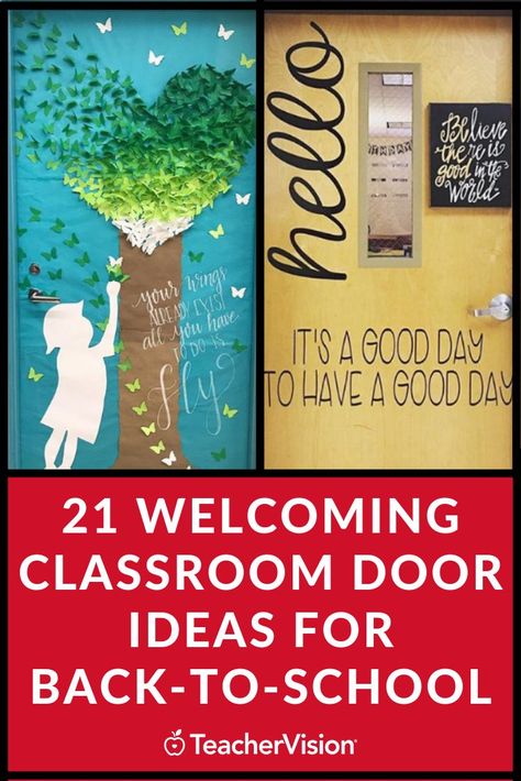 Welcoming Classroom, Classroom Door Ideas, Classroom Door Decorations, Ideas For Back To School, Positive Classroom Environment, Classroom Welcome, School Door Decorations, School Doors, Back To School Bulletin Boards