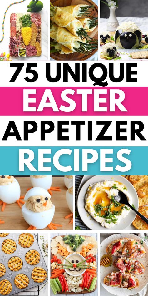 easter dinner ideas for a crowd Easter Appetizer Ideas, Easter Finger Food, Easy Easter Appetizers, Easter Appetizer, Easter Appetizers Easy, Easter Food Appetizers, Easter Party Food, Easter Appetizers, Festive Appetizers