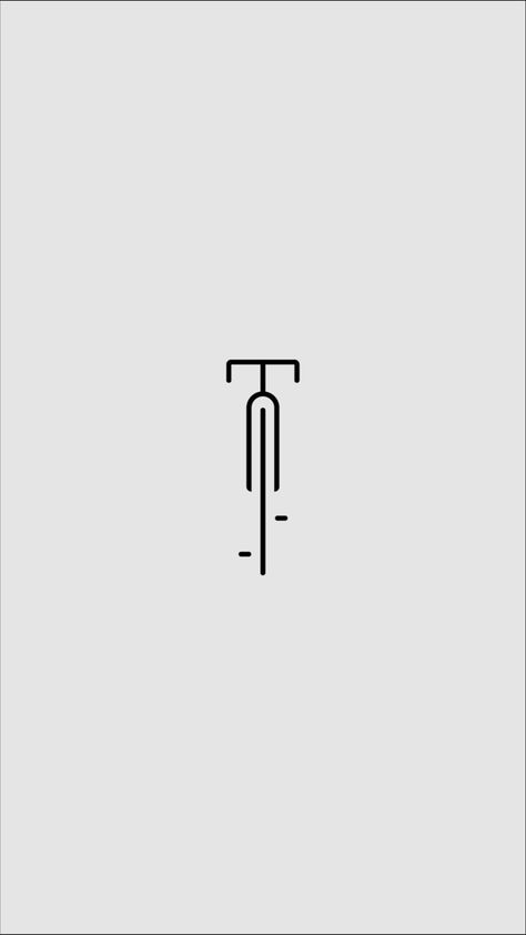 Minimalist Line Tattoo, Tattoo Ideas Minimalist, رسم كاريكاتير, Bicycle Tattoo, Bike Tattoos, Zestaw Ikon, 타이포그래피 포스터 디자인, Line Tattoo, Line Tattoos