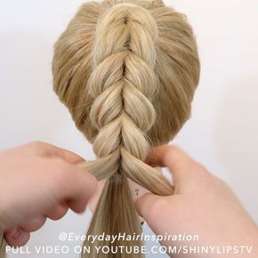 How To Do A Pull Through Braid Video, Four Plaits Hairstyles, How To Do A Pull Through Braid Tutorial, Braided Hairstyles Pull Through, Simple Braids For Beginners, Braided Hairstyles How To Step By Step, Braids For Beginners Step By Step, How To Do The Pull Through Braid, Easy Hair Plaits