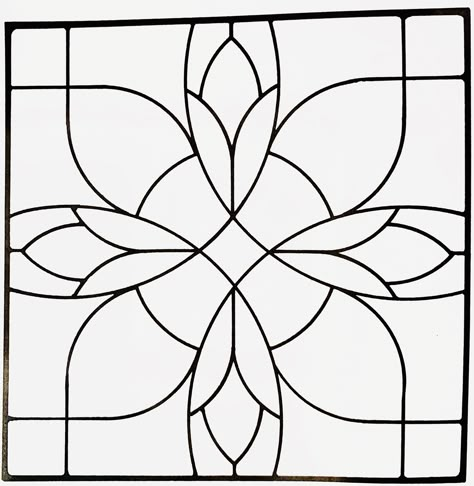 Free Stain Glass Patterns Printables Templates, Spectrum Stained Glass Patterns, Stained Glass Suncatchers Pattern, Square Stained Glass Patterns, Simple Stained Glass Patterns Free Printable Templates, Stained Glass Templates, Diy Stained Glass Window, Glass Painting Patterns, Mosaic Art Diy