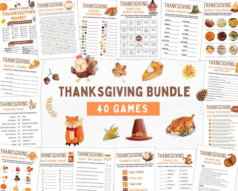 Thanksgiving party games