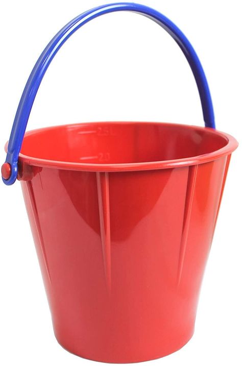 Amazon.com: Spielstabil Large Sand Pail - Holds 2.5 Liters - One Included - Colors Vary (Made in Germany): Toys & Games Toddler Outdoor Toys, Sandbox Toys, Outdoor Toys For Toddlers, Alphabet Activities Kindergarten, Sand Bucket, Toddler Outdoor, Beach Bucket, Activities Kindergarten, Sand Toys