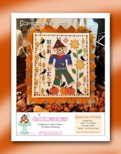 Thanksgiving Cross Stitch Patterns, Scary Scarecrow, Pretty Cross Stitch, Quilting Notions, Halloween Cross Stitches, Cross Stitch Books, Mini Cross Stitch, Autumn Harvest, Cross Stitch Fabric