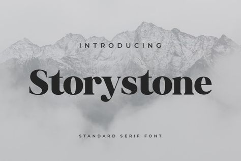 Storystone is an thick lettered and classic serif font. This genuine font will fit a wide range of design ideas, both formal and informal. Try before you buy Storystone font for iOS, Android, macOS, or Windows for free, or you can download the full version with a commercial license here. Storystone Serif Font License: Personal, […] Get your free download of the Storystone Font now at FreeFontDL - <a rel="nofo... Font Minimalist, Best Fonts For Logos, Best Sans Serif Fonts, Minimal Font, Classic Serif Fonts, Minimalist Font, Elegant Serif Fonts, Create Business Cards, Modern Serif Fonts