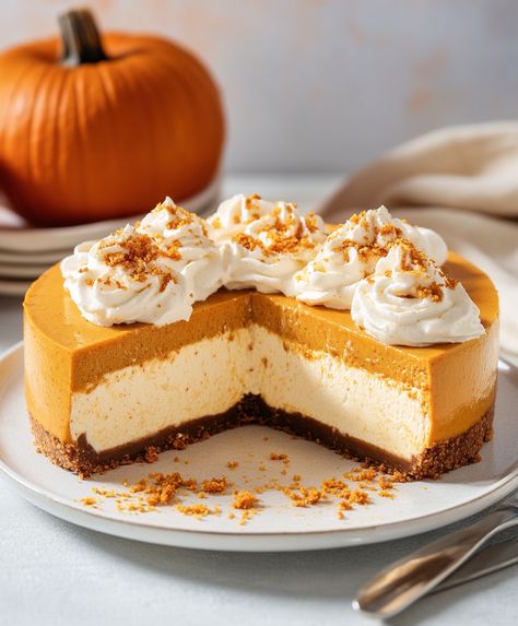 No Cook Pumpkin Cheesecake, Gluten Free No Bake Pumpkin Cheesecake, Eggless Pumpkin Cheesecake, No Bake Cheesecake Thanksgiving, Pumpkin Cheesecake No Bake, Pumkin Pie Cheesecake, Pumpkin Pecan Cheesecake, Gluten Free Pumpkin Cheesecake, Thanksgiving Cheesecake