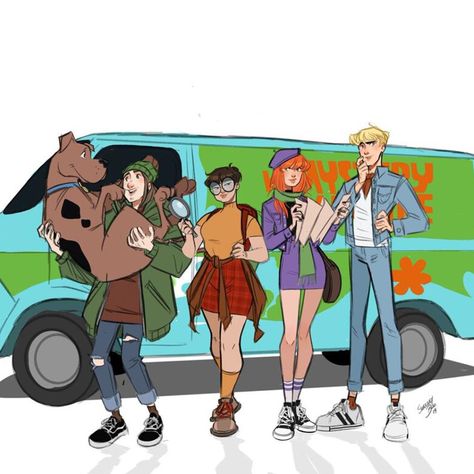 Sweeney Boo, Mystery Gang, Mystery Inc, Scooby Doo Mystery Inc, Scooby Doo Images, Scooby Doo Mystery Incorporated, New Scooby Doo, Arte Indie, Scooby Doo Mystery