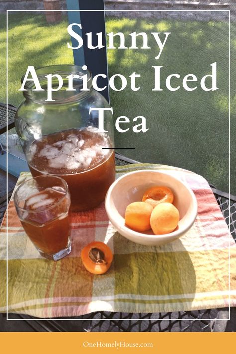 Apricot Tea, Homely House, Iced Tea Cocktails, Sugar Free Fruits, Iced Tea Recipe, The Republic Of Tea, Iced Tea Recipes, Spiralizer Recipes, Clotted Cream