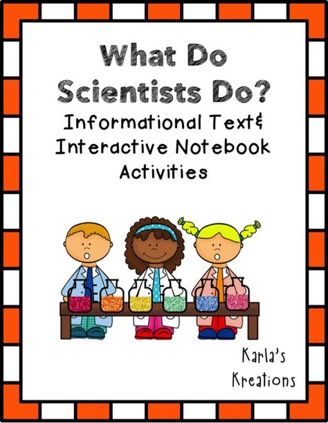 Scientific Method Interactive Notebook, What Do Scientists Do, Science Display, Fourth Grade Science, Science For Toddlers, The Scientific Method, Science Words, Elementary Learning, Interactive Notebook Activities