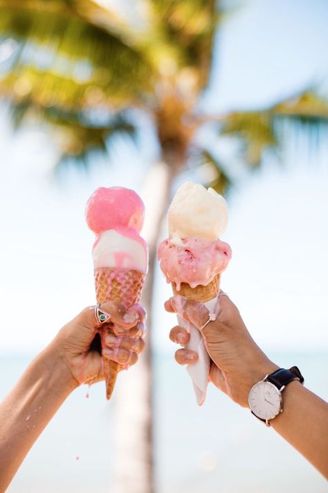 Summer Ice Cream Photography, Dairy Free Gelato, Lauren Bullen, Cream Photo, Magnetic Island, Pastel Beach, Ice Cream Photos, North Queensland, Cream Aesthetic