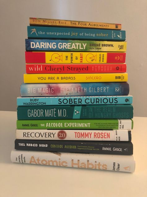 Books for Sobriety & Life Therapist Books, Wild Cheryl Strayed, Recovery Books, Cozy Books, Recovery Inspiration, Daring Greatly, Big Magic, Health Books, Free Living