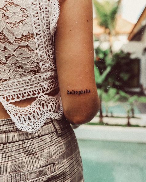 Heliophile Tattoo, Heliophilia Tattoo, Small Tattoo, Tattoos And Piercings, Small Tattoos, Triangle Tattoo, Geometric Tattoo, Tatting, Piercings