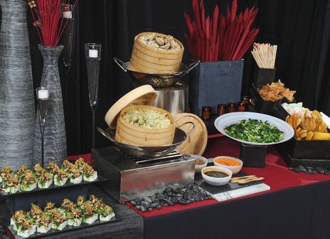 If you are planning to have a buffet catering for any private events in Sydney, then you got the right place! Find the delicious food with excellent buffet catering organized by Baywok Catering. For more information, reach them now. Asian Food Live Station, Fusion Appetizers, Chinese Food Catering, Asian Buffet, Buffet Displays, Buffet Stations, Food Counter, Wedding Food Stations, Asian Party