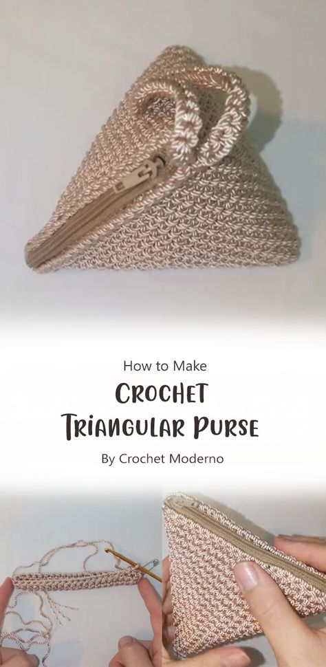 Whether you’re an experienced crocheter or just starting out, you’ll find this tutorial to be accessible and enjoyable. Embrace the opportunity to experiment with different yarn colors and textures, allowing you to customize your purse to match your personal style. Triangle Crochet Bag, Triangle Bag Crochet, Crochet Triangle Bag, Crochet Pyramid Bag, Crochet Pyramid Pouch, Pyramid Pouch Pattern, Crochet Isosceles Triangle, Pyramid Bag, Triangle Bag