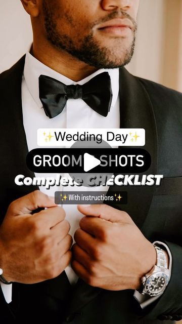 Atlanta Wedding Planner and Decorator on Instagram: "✨WEDDING DAY GROOM’S SHOTS COMPLETE CHECKLIST✨🤵✨ “Suit up. Strike a pose. Ready for the big day. Which pose is your favorite? 💫 #GroomChronicles #GroomingTheGroom #WeddingReady” 💕COMMENT “POSES” to get the full list of 10 poses for the groom because I ran out of space 😭 Here are 10 recommended poses for your groom on the wedding for the groom’s solo shots: 1. **Confident Stance:** - Stand tall with hands in pockets or by your sides. This classic pose exudes confidence and allows for a full view of your wedding attire. 2. **Gazing into the Distance:** - Look into the distance with a thoughtful expression. This pose adds a touch of introspection and can capture a moment of quiet anticipation. 3. **Adjusting the Tie:** - Capture a c Groom Solo Poses, Wedding Photo Checklist, Relaxed Pose, Hands In Pockets, Interesting Composition, Wedding Day Poses, Wedding Planner Checklist, Stylish Pose, Photo Checklist