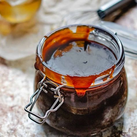 Homemade Honey Bbq Sauce, Bourbon Bbq Sauce Recipe, Cooking With Bourbon, Homemade Tomato Paste, Bourbon Honey, Homemade Bourbon, Bourbon Bbq Sauce, Homemade Bbq Sauce Recipe, Basting Sauce