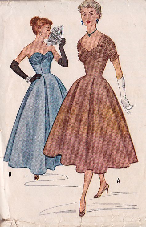 Vintage Fashion Sketches, Design Moda, Glendale Az, Vintage Dress Patterns, 1950s Style, Vestidos Vintage, Moda Vintage, Adriana Lima, Vintage Vogue