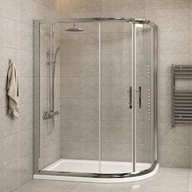 Shower Cubicle Design, Glass Corner Shower, Ceramics Bathroom, Double Sliding Door, Cubicle Design, Royal Bathroom, Shower Cubicle, Beyond Repair, Ikea Mirror