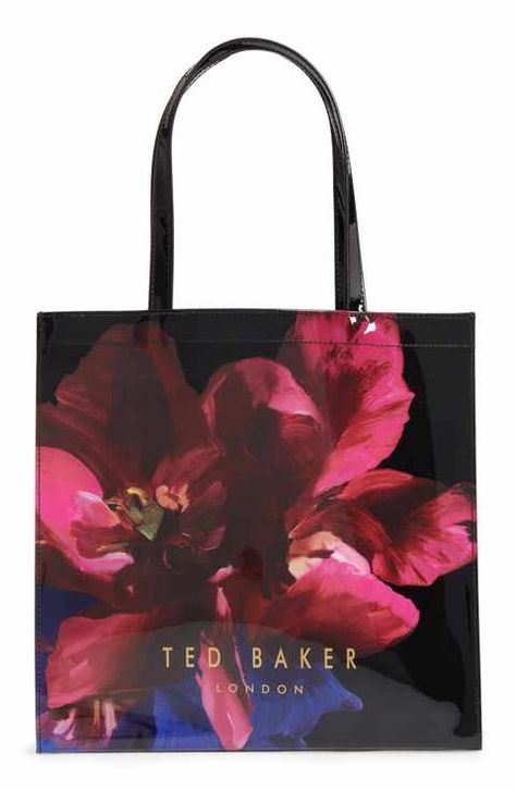 Ted Baker London Large Icon - Impressionist Bloom Tote Ted Baker Tote Bag, Ted Baker Handbag, Ladies School Bag, Ted Baker Bag, Expensive Bag, Luxury Bags Collection, Bag Louis Vuitton, Ladies Bag, Vanity Bag