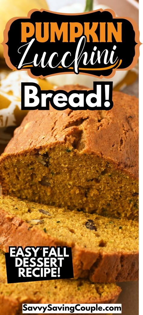 Pumpkin Carrot Zucchini Bread, Keto Pumpkin Zucchini Bread Recipes, Pumpkin Spice Zucchini Bread, Canning Zucchini Bread, Pumpkin Zucchini Bread Healthy, Zucchini Nut Bread Recipe, Pumpkin Zucchini Bread Recipes, Zucchini Bread No Sugar, Worlds Best Zucchini Bread