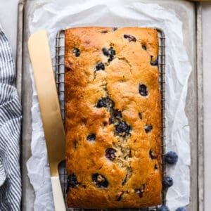 Sour Cream Blueberry Banana Bread | The Recipe Critic Cream Bread Recipe, Home Made Puff Pastry, Blueberry Bread Recipe, Sour Cream Banana Bread, Strawberry Banana Bread, Banana Bread Loaf, Blueberry Banana Bread, Almond Bread, Banana Bread Recipe Moist