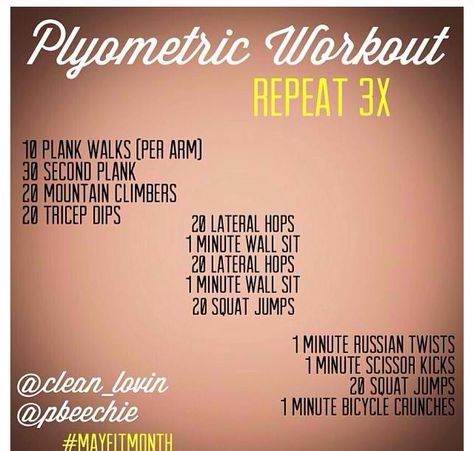 Plyo Gym Printables, Anaerobic Exercises, Polymetric Workout, Plyo Workouts, Tough Workouts, Exercise Workouts, Anaerobic Exercise, Plyometric Workout, Muscular Endurance