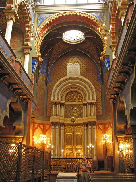 Jubilee Synagogue interior, brighter version | hanbell | Flickr Synagogue Interior, Judaism Art, Synagogue Architecture, Edith Stein, Jewish Synagogue, Jewish Symbols, 1 Samuel, East Berlin, Gothic Furniture