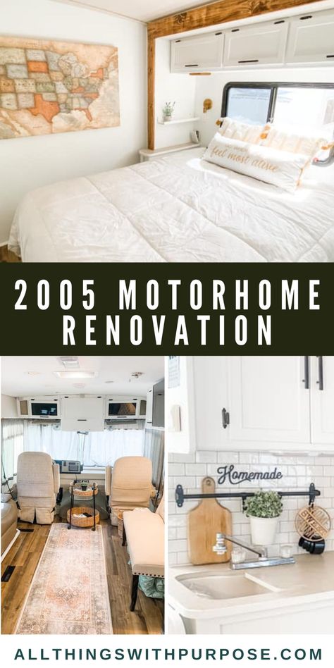 Motorhome Renovation, Motorhome Remodel, Motorhome Interior, Rv Interior Remodel, Diy Camper Remodel, Rv Homes, Rv Makeover, Rv Living Full Time, Rv Renovations