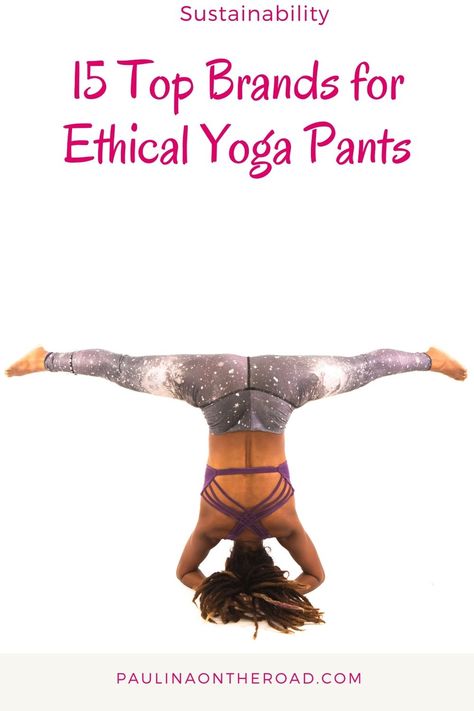 Yoga is a great way to clear your mind and reconnect with the planet and your feelings. If you are looking to invest in new eco yoga wear and want to know the best sustainable yoga brands, this guide can help! It includes all the best brands to buy eco-friendly yoga pants, including sustainable leggings with pockets and yoga leggings made from recycled plastic bottles! #Yoga #YogaWear #Sustainability #EcoFriendly #WearResponsibly #Vegan #GreenPlanet #Ethical #ResponsiblySourced #SaveThePlanet Yoga Brands, Yoga Clothing Brands, Sustainable Activewear, Best Yoga Clothes, Yoga Democracy, Ethical Swimwear, Yoga Wear Women, Ethical Living, Lifestyle Board