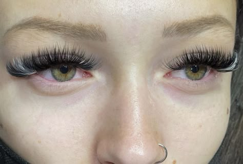 White Lash Extensions Styles, Lash Extensions With Color White, Eyelashes With White, Lashes With White Color, White Eyelash Extensions, White Lashes Extensions, Lashes With White, Lash Extensions With White Lashes, Eyelash Extensions With White