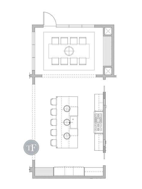 Easily, the most popular kitchen layout for custom homes today is the two-walled, island kitchen . This kitchen layout creates the perfect opportunity for a beautiful feature wall, a showpiece island, convenient access for a butler’s pantry, lots of counter top surfaces, storage, and visual conne Kitchen Layout Plans U Shape With Island, Large Family Kitchen Layout, Extra Large Kitchen Layout, Butlers Pantry Layout Floor Plans, 20x20 Kitchen Layout, Most Functional Kitchen Layout, Wall Behind Kitchen Island, 12 Foot Island Kitchen, Kitchen Layout Plans Open Floor