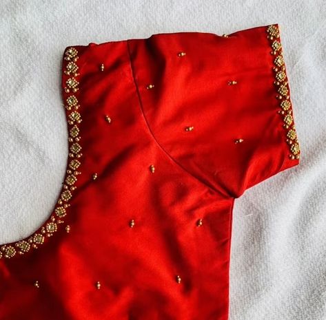 Red Blouse Design, Simple Aari Work, Blue Blouse Designs, Latest Bridal Blouse Designs, Latest Blouse Designs Pattern, Traditional Blouse Designs, New Saree Blouse Designs, Latest Model Blouse Designs, Cutwork Blouse Designs