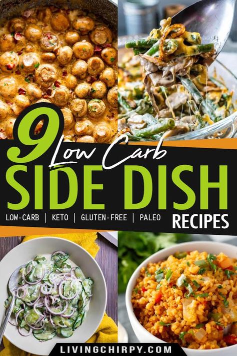 Side Dishes With Fish, Low Carb Side Dish Recipes, Carb Side Dishes, Low Calorie Sides, Low Calorie Side Dishes, Low Carb Side Dish, Low Carb Side, Mexican Side Dishes, Keto Side