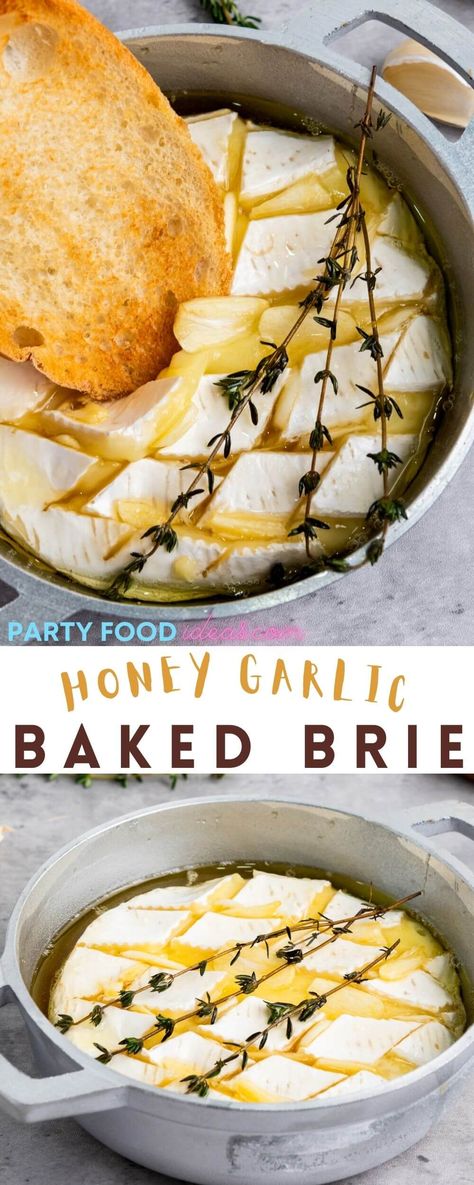 Friendsgiving Side Dishes, Honey Baked Brie, Baked Brie Honey, Brie Baked, Appetizer Dip Recipes, Green Beans Side Dish, Dip Recipes Appetizers, Honey Baked, Thanksgiving Friendsgiving