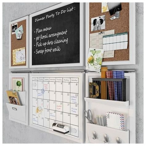 Kitchen Reminder Board Ideas, Home Hub Station, Reminder Board Ideas, Pinboard Inspiration, Pinboard Ideas Inspiration, Organization Wall, Reminder Board, Home Command Center, Command Centers